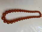 amber vintage necklace with bracelet — photo 7