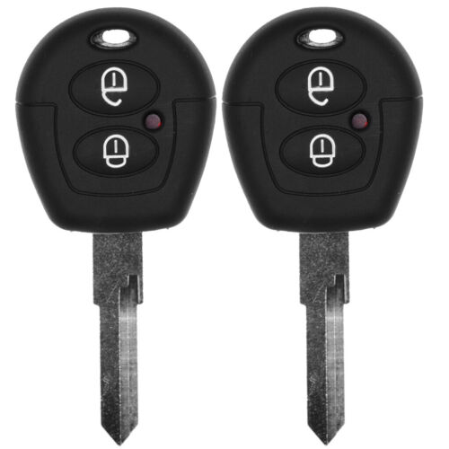 2x Schlüssel Hülle Silikon Schwarz für VW SEAT SKODA T4 Fox Sharan Polo Cordoba - Bild 1 von 4