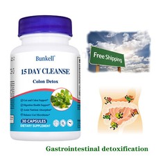 Gut and Colon Support 15 Day Cleanse Detox Colon Cleansing Capsules