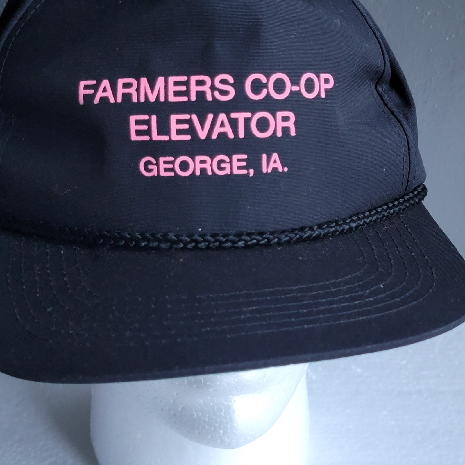 Farmers CoOp Elevator Iowa Rope Snapback Truc… Gem