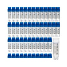 2ml Cryogenic Vials, Sterile Plastic Vials for Lab Use, 25/Bag, 500/PK, 1000/CS
