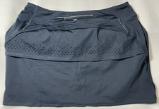 "Tangerine" Women Size XL Skort Skirt Shorts Navy Blue Athletic Pull On Stretch