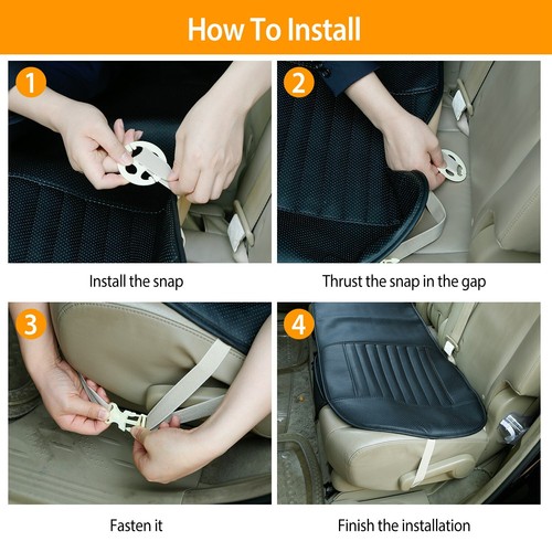 Universal Car Front Rear Seat Cushion Cover Protector Non-Slip Pad Auto Chair - Picture 7 of 13