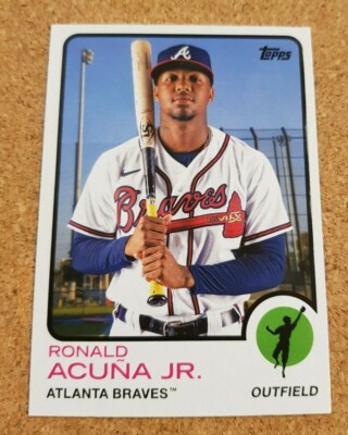2021 Topps Archives - 'Ronald Acuna Jr - Atlanta Braves' - 1973 Topps - Base