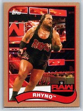 2018 Topps Heritage WWE Rhyno Bronze Parallel #62