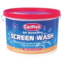 Carplan All Seasons Screen Wash Bucket Containing 72 Sachets Care Clean