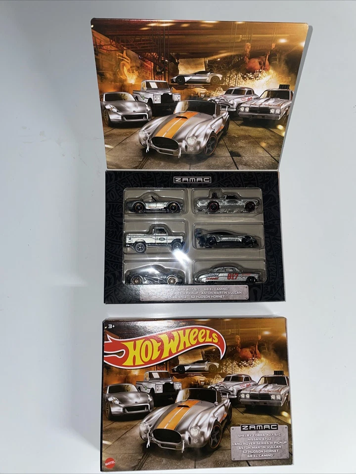 风火轮 ZAMAC 6 汽车套装谢尔比日产路虎阿斯顿哈德逊卡米诺批量 2 — 第 4/4 张图片