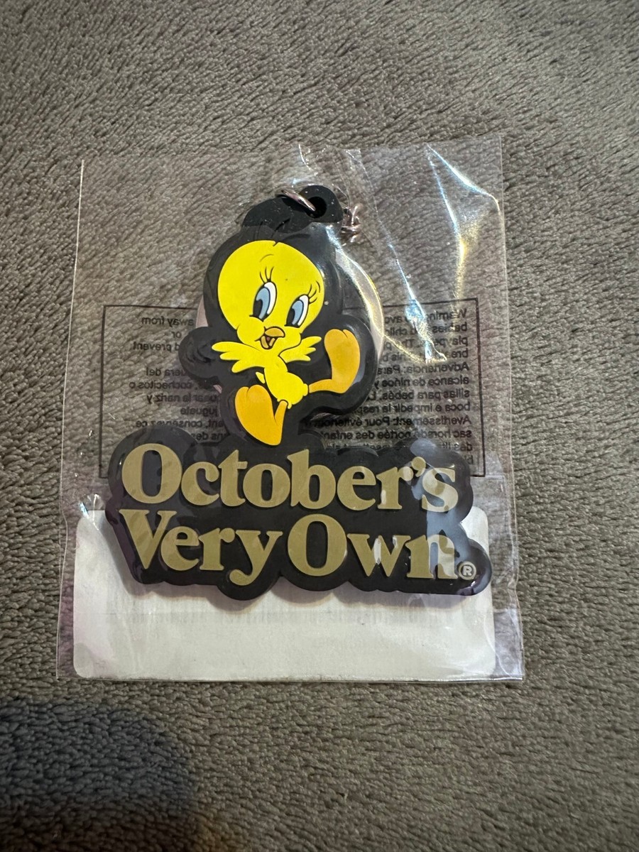 Tweety Bird 置物 シリアルナンバー入り OVO x Looney Tunes Tweety Bird Keychain (RARE) sealed - October's