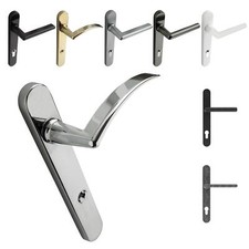 UPVC Door Handle Mila Prostyle Sprung Lever Pair Set 92mm 92PZ 122mm Fixings