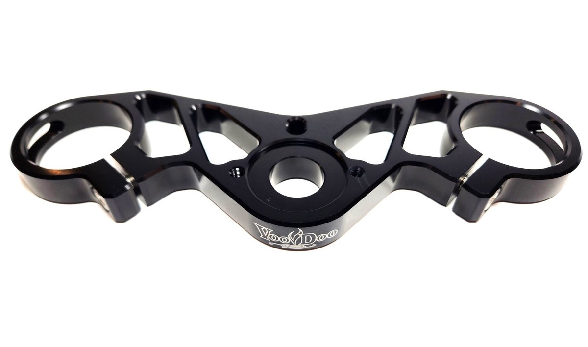 downt 「downt」 VooDoo Lowering Top Triple Tree ZX14 ZX14R 06-25 Billet Alum Black