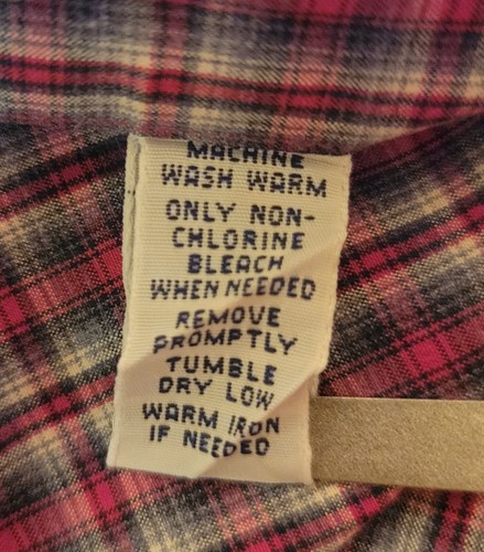 Ralph Lauren Custom Fit Long Sleeves Men's Red Plaid Sz Large Button Shirt India - Picture 8 of 12