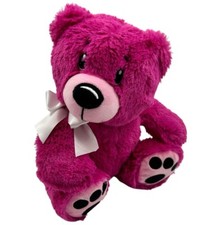 Dark Pink Teddy Bear Valentine Plush Love Anniversary Stuffed Animal
