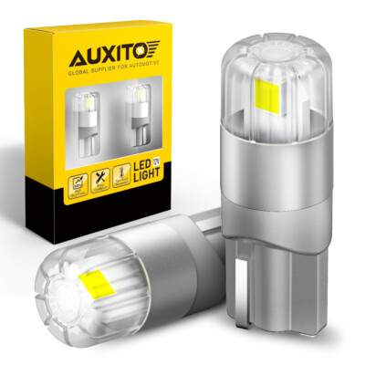 2X T10 LED License Plate Light Bulbs 6000K Super Bright White 168 2825 194