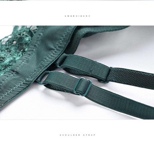 Hot Women Bras Set Cotton Padded Sexy Lingerie Underwire Brassiere Lace Panties - Picture 10 of 16