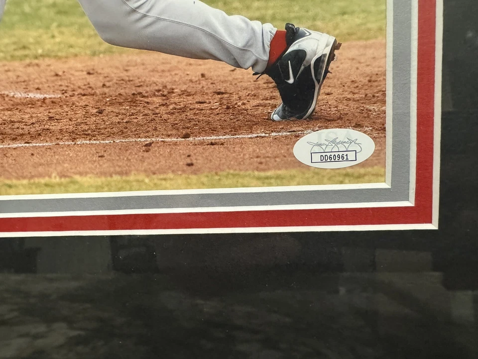 Mike Trout Rookie 8x10 Autograph Batting ! JSA Certified! Great Piece - Image 2 of 4