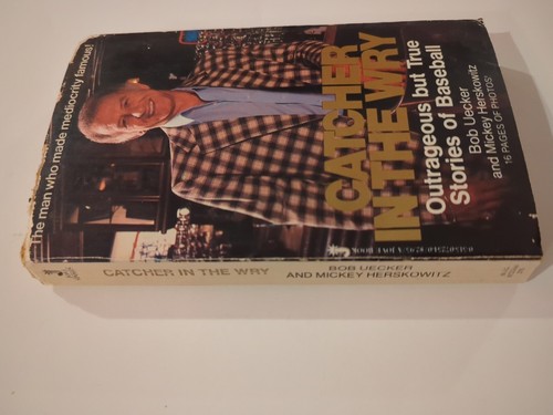 Catcher In The Wry Bob Uecker And Mickey Herskowitz 1983 2nd Printing Vtg PB SC - Picture 3 of 9
