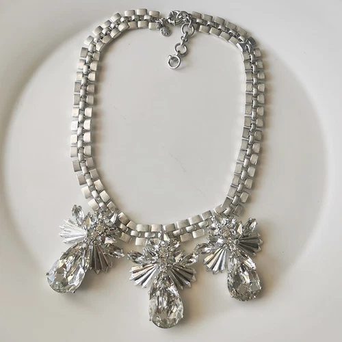 New 16" Jcrew Bib Collar Statement Necklace Retro Women Party Vacation Jewelry