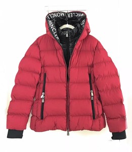 black and red moncler jacket