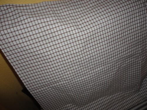 DANIEL CREMIEUX FEDERA STANDARD A BRANDELLI MARRONE E BIANCO (1) 21 X 32 COTONE - Foto 2 di 5