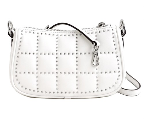 Michael Kors sac femme sac à bandoulière Carmela SM ZIP pochette Xbody blanc neuf - Photo 7 sur 10