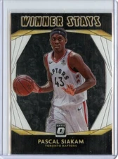 2020-21 Donruss Optic Winner Stays #13 Pascal Siakam