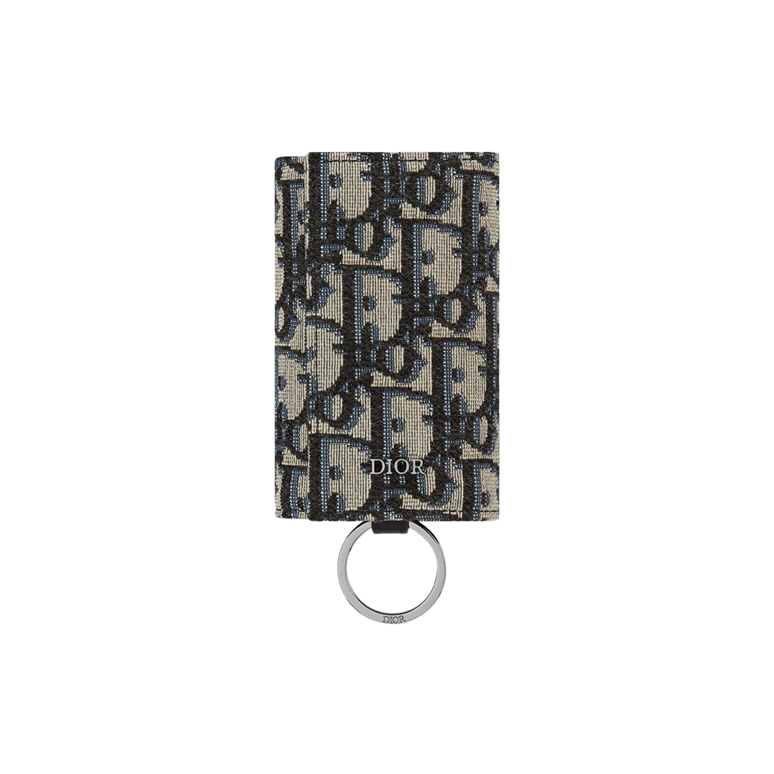Dior Oblique Jacquard Beige Black Key Case