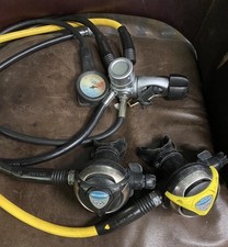 SEAC SUB DIAMOND GRUPPO EROGATORI SUB OCTOPUS + Manometro e Frusta Gav