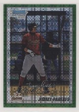 2010 Bowman Chrome Prospects Retail Green X-Fractor Jimmy Paredes #BCP138 1o3