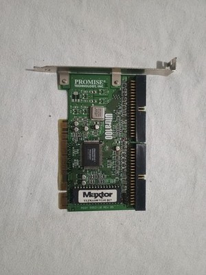 Promise Technology Ultra100 IDE PCI Controller Card w/ cables w/2 pin LED cable