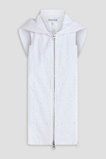 Veronica Beard Marlo Lace Hoodie Dickey in White Size 00-14 NEW