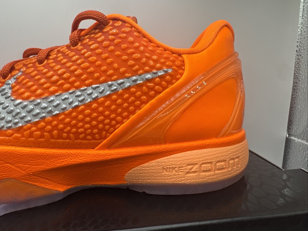 Nike Zoom Kobe 6 Protro Total Orange WNBA Men's Size 11.5 | eBay