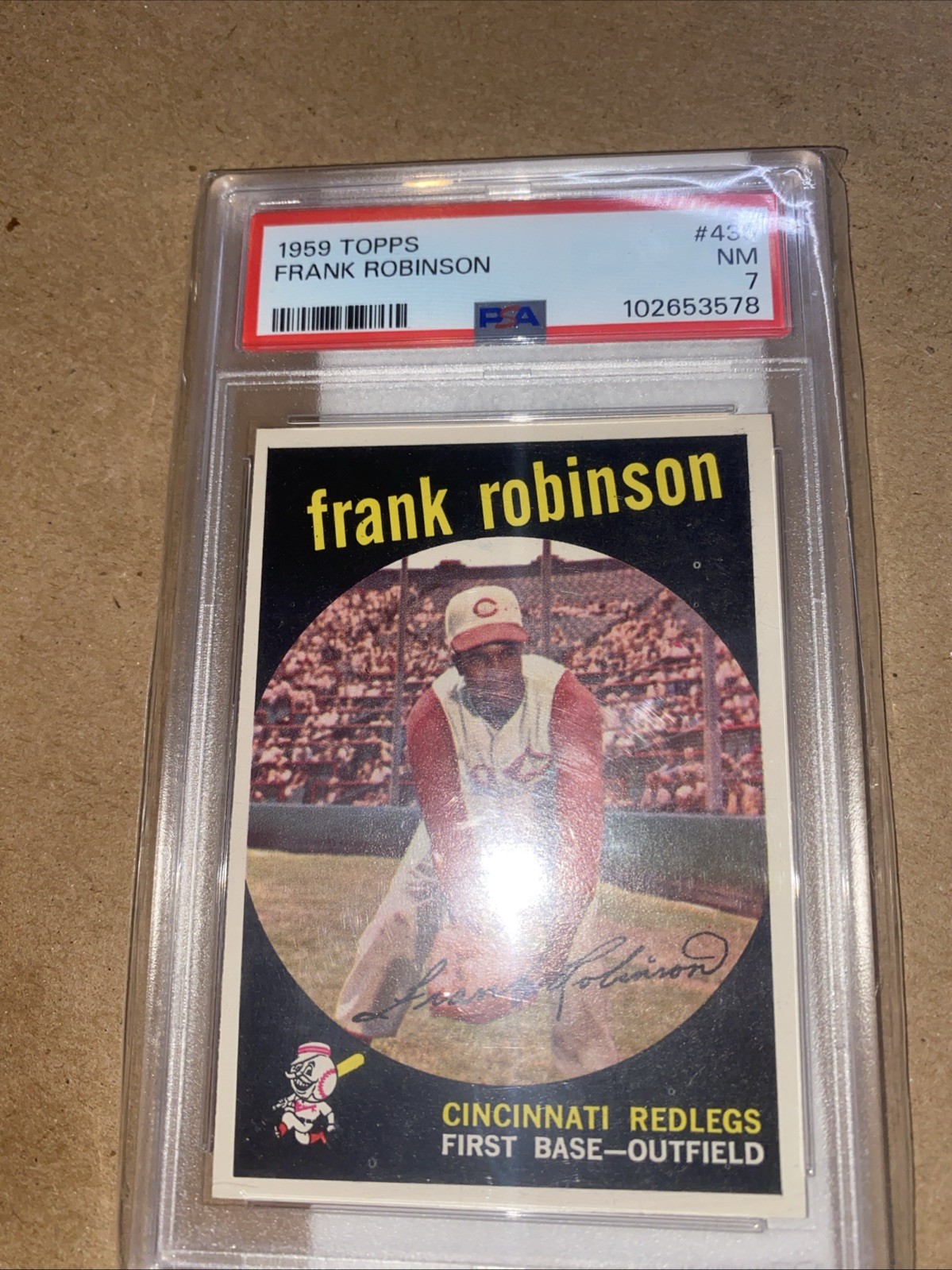 1959 Topps - Frank Robinson #435 PSA-7 HOF