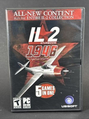IL-2 STURMOVIK 1946 Flight Simulator (PC DVD-ROM, 2 Discs 2003-2007) *No Manual*