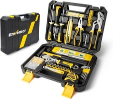 Werkzeugkoffer, 158-tlg Haushalts Werkzeug-Set, Gefüllt, Werkzeugkasten mit 