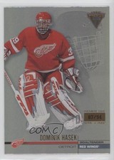 2001-02 Pacific Private Stock Titanium Premiere Date 87/94 Dominik Hasek HOF 4p5