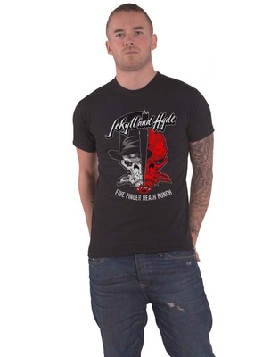 Five Finger Death Punch T Shirt Jekyll & Hyde Band Logo Nue offiziell Herren