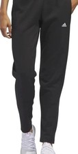 Adidas Women s Relaxed Fit Tapered Leg Fleece Pant Black Size M NWT C3