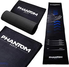 Darts Mat with Oche – Professional Dartboard Mat for Floor Protection, Non-Slip 