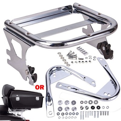 Two-up Tour Pak Pack Mount Rack / Docking Hardware Kit For Harley Touring 97-08