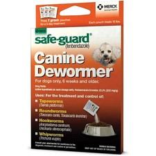 Safe-Guard Panacur Canine Dewormers K9 Dogs 10 lbs. 1gm