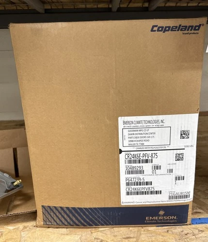 CR24K6E-PFV-875 EMERSON COPELAND SCROLL COMPRESSOR -