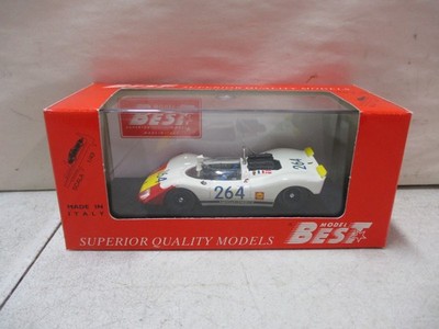 Best Model 1969 Porsche 908/2 Targa Florio Larrousse and Linz 1/43