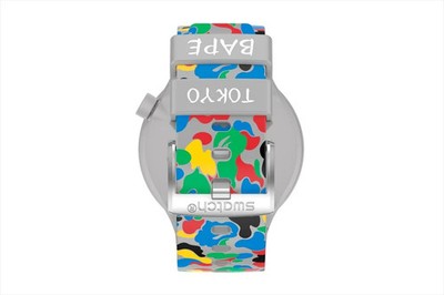 A BATHING APE SWATCH X BAPE BIG BOLD M 47mm 1G23182913 wristwatch