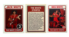 Jack White  Meg White - The White Stripes Rock  Roll HOF Trading Cards