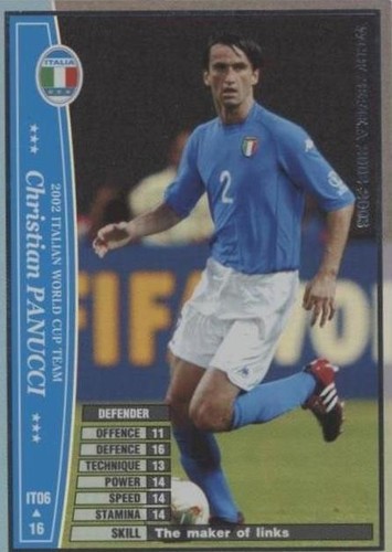 2002-03 Panini WCCF All Time Legends ATLE Zico Udinese Refractor