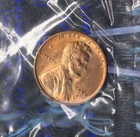 1955-S Uncirculated Lincoln Wheat cent. In Littleton Coin cello.