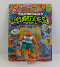 Vintage 1990 Teenage Mutant Ninja Turtles Triceraton Original Playmates TMNT MOC