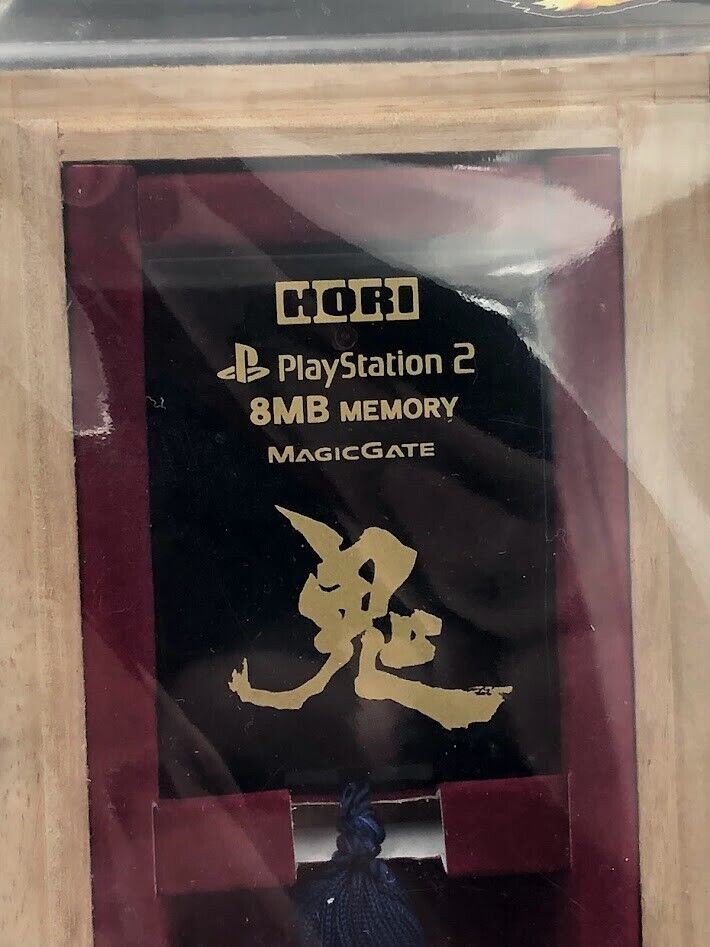 Carte Mémoire Onimusha 3 – Édition Limitée – Boîte Bois Paulownia – Hori – PlayStation 2 – Neuf