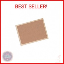 U Brands Cork Bulletin Board, 18" x 24" Inches, Light Birch Wood Frame 265U00-0