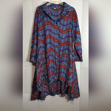 Vintage Laddi Colorful Patterned Dress Size OS